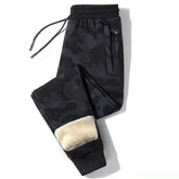 Lamb Cashmere Thickened Casual Straight Pants For Men